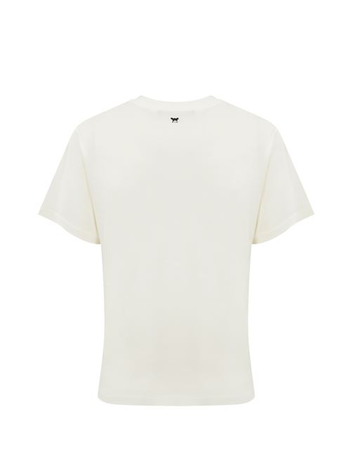 T-shirt con paillettes Cabina in jersey Bianco WEEKEND MAX MARA | 2515971041600005